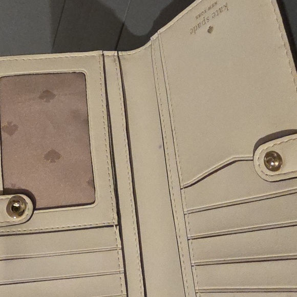 KATE SPADE NEW YORK Cream Bifold Wallet - Picture 8 of 12